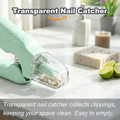 2-in-1 Dog Nail Grinder & Dog Nail Clippers Trimmers for Large Medium Small Dogs Cats Pets Claw Trimmer with LED Lights (White)