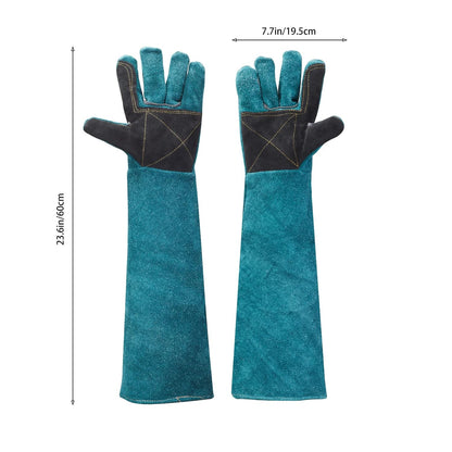 AOWPFVV Animal Handling Gloves Bite Proof Multipurpose Pet Glove for Trips to Vet Grooming Puncture Proof Training Anti-Bite Scratch for Cat Dog Snake Falcon Grabbing Reptile