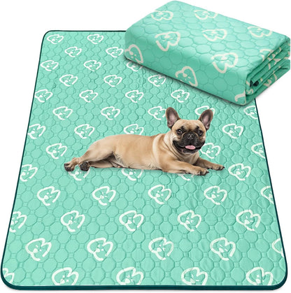 FXW Washable Pee Pads for Dogs, Puppy Pads with Super Absorbent, Specifically Designed for FXW Rollick/Homeplus 24inch 6 Panels Dog Playpen, 39" x 63" Rectangle, Khaki, 1 Pack