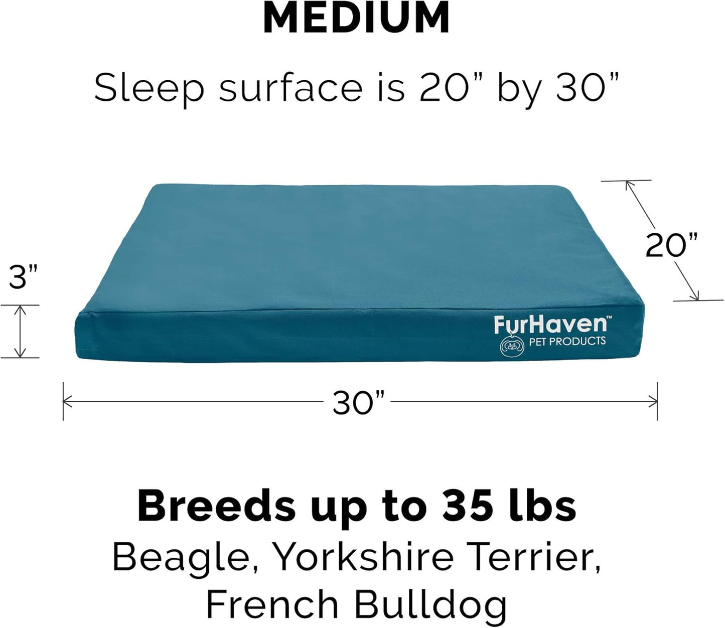 Furhaven Replacement Dog Bed Cover Ultra Plush Faux Fur & Suede Mattress, Machine Washable - Gray, Large