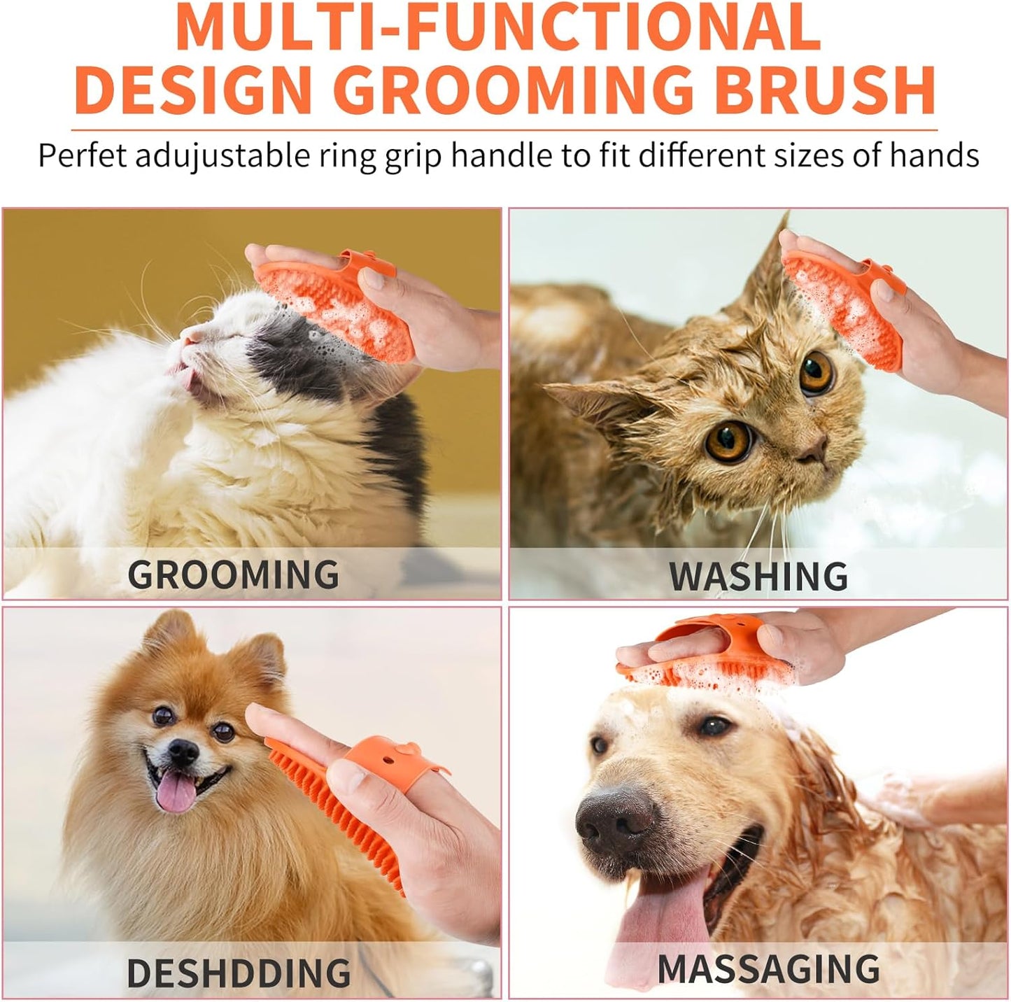 Professional 7 in 1 Dog Paw Cleaner for Dogs & Cats - Includes 1 Portable Paw Washer, 1 Bath Brush, 2 Dog Toothbrushes and 3 Absorbent Towels Note: Fits Paws up to 2 Inches Wide (Small, Blue)