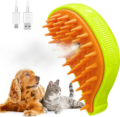 2024 Multifunctional Pet Grooming Brush - 3-in-1 Detangling and Massage Comb for Removing Loose Hair from Cats and Dogs