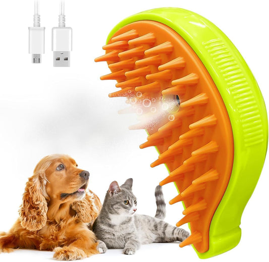 2024 Multifunctional Pet Grooming Brush - 3-in-1 Detangling and Massage Comb for Removing Loose Hair from Cats and Dogs