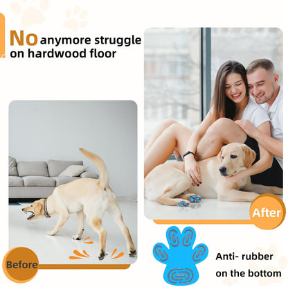 Anti-Slip Dog Paw Protector Pads for Senior Dogs, Dog Paw Adhesive Pads on Hardwood Floor,Senior Pets Essentials with Strong Traction,Puppy Grippers,12 Sets 48 pc M