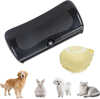 Deshedding Dog Brush, Deshedding Brush for Pets & Pet Bath Massage Brush,Pet Hair Removal Tools for Dogs, Cats, Horses, and Other Furry Pets,Professional Pet Grooming Brush for Dogs and Cats