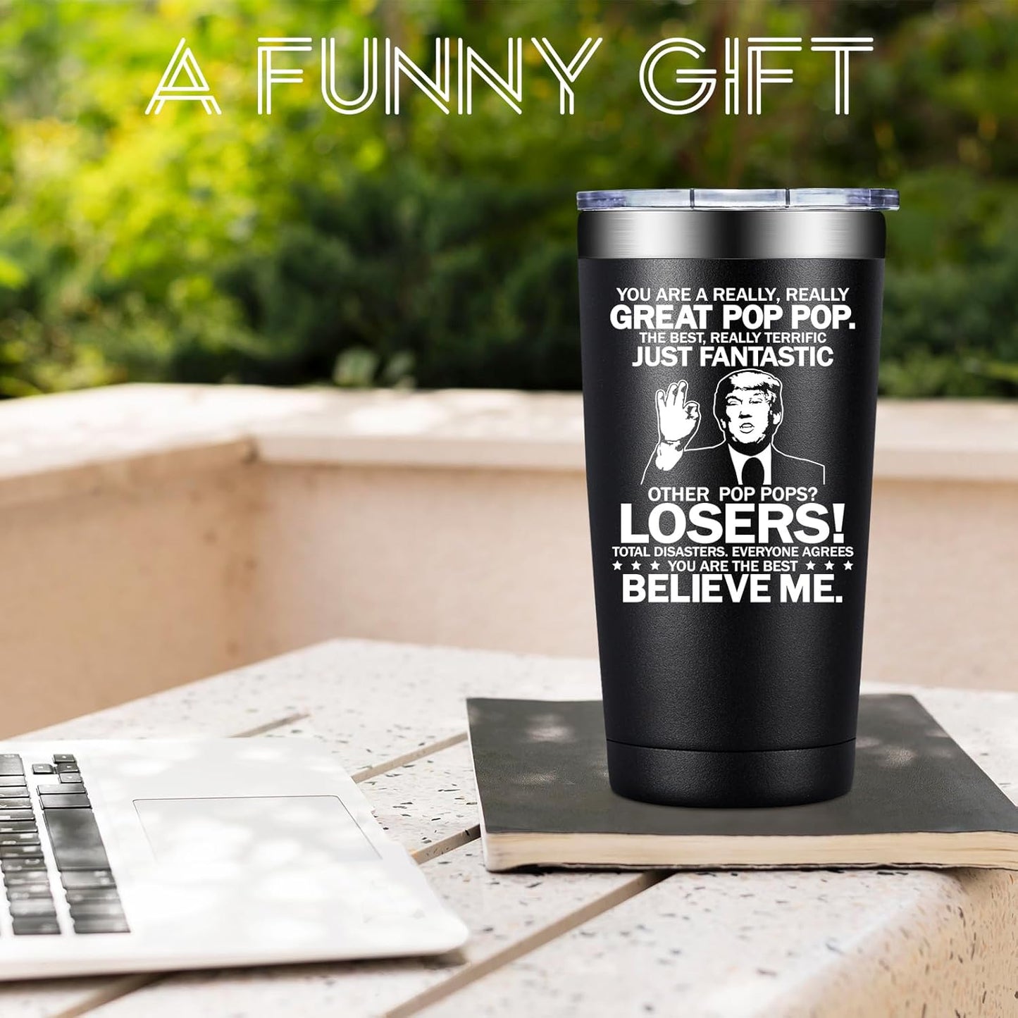 BIRGILT Pawpaw Gifts from Grandkids - Pawpaw Fathers Day Gift - Best Paw Paw Gifts for Grandpa, Grandfather - 20oz Tumbler Cup