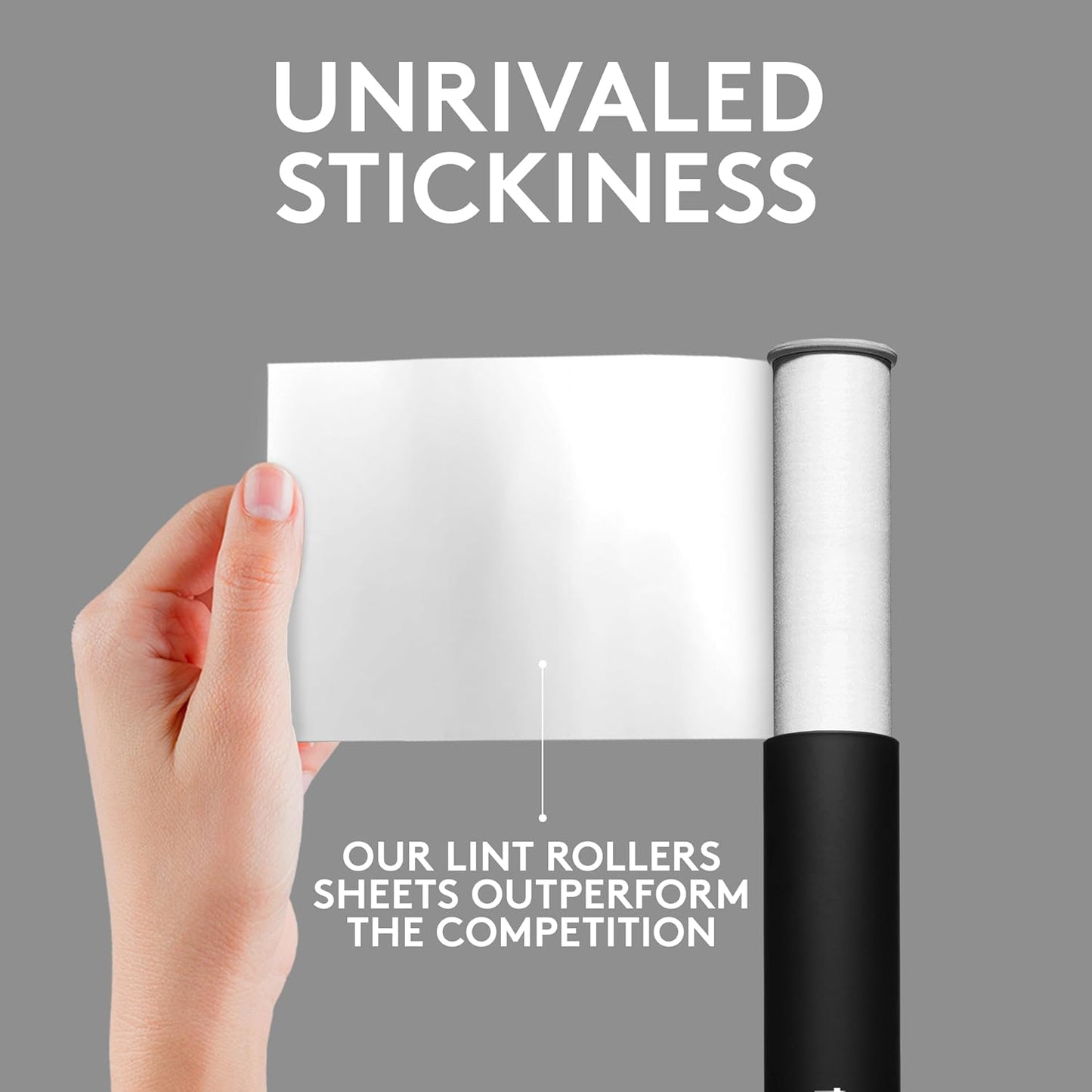 Flint Rose Gold Retractable Mini Lint Roller with 90 Extra Sticky Sheets, Small and Portable Lint Roller, Ideal Pet Hair Remover, Travel Lint Rollers for pet Hair Extra Sticky