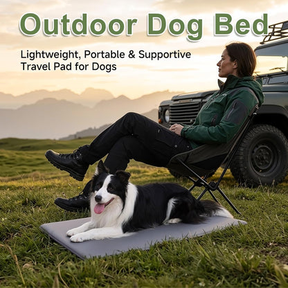 Outdoor XL Dog Crate Pad, Reversible Waterproof Crate Mat Bed, Wipeable Kennel Mat Pet Sleeping for Medium Large Dogs, Waterproof, Wipeable, Anti-Slip, Kennel Pad 41 x 27 Inch, Dark Gray