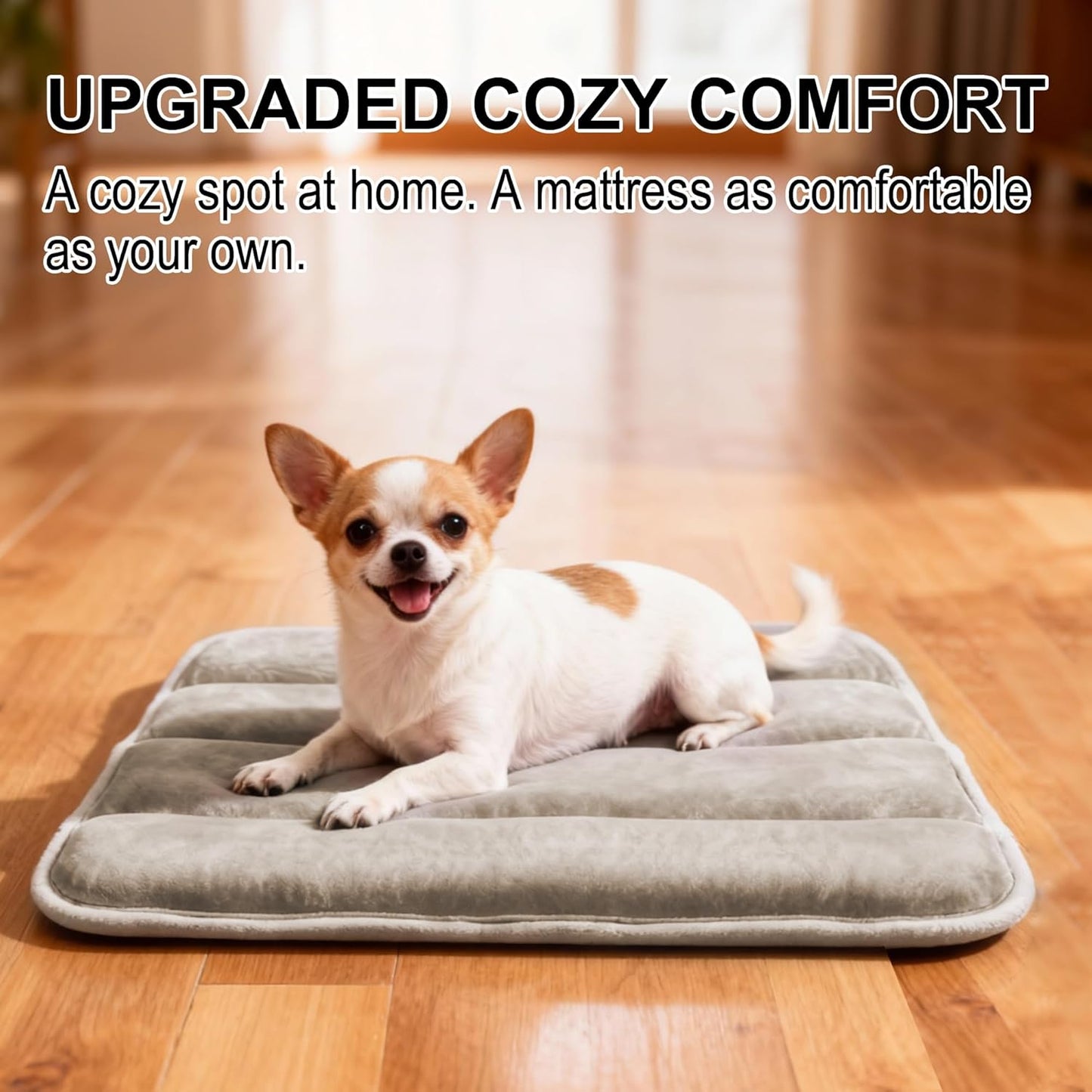Dog Bed Mat – Soft & Comfortable Dog Kennel Pad for Crate – Durable Crate Bed & Mat for Dogs & Cats – Ideal for Crate, Kennel, and Home Use