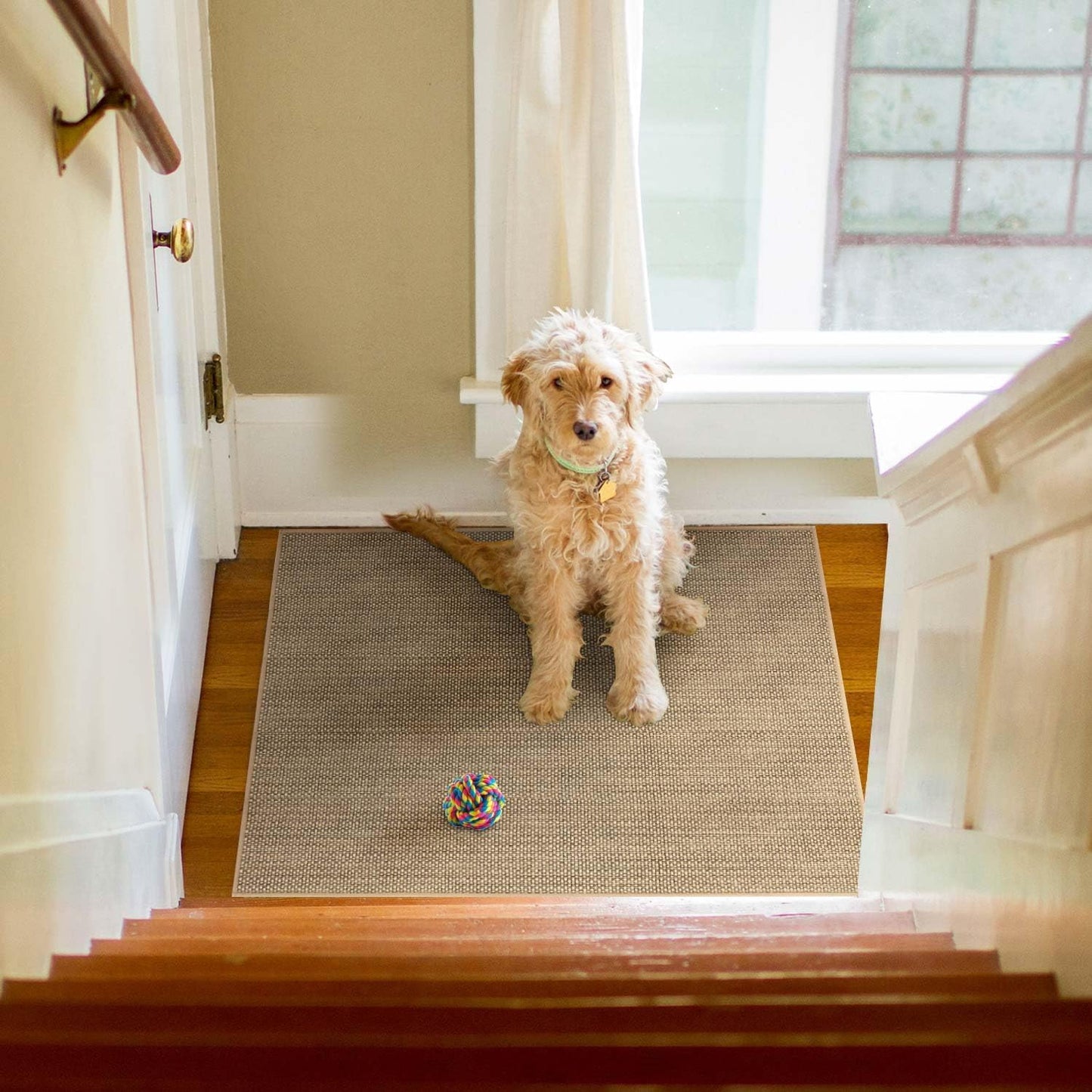 Stair Treads Non Slip for Wooden Steps Indoor 9" x 36" 15 Pack Extra Wide Stairs Tread Carpet Runner, Step Pads with Reusable Adhesive for Dogs Kids Elders, Machine Washable, Black