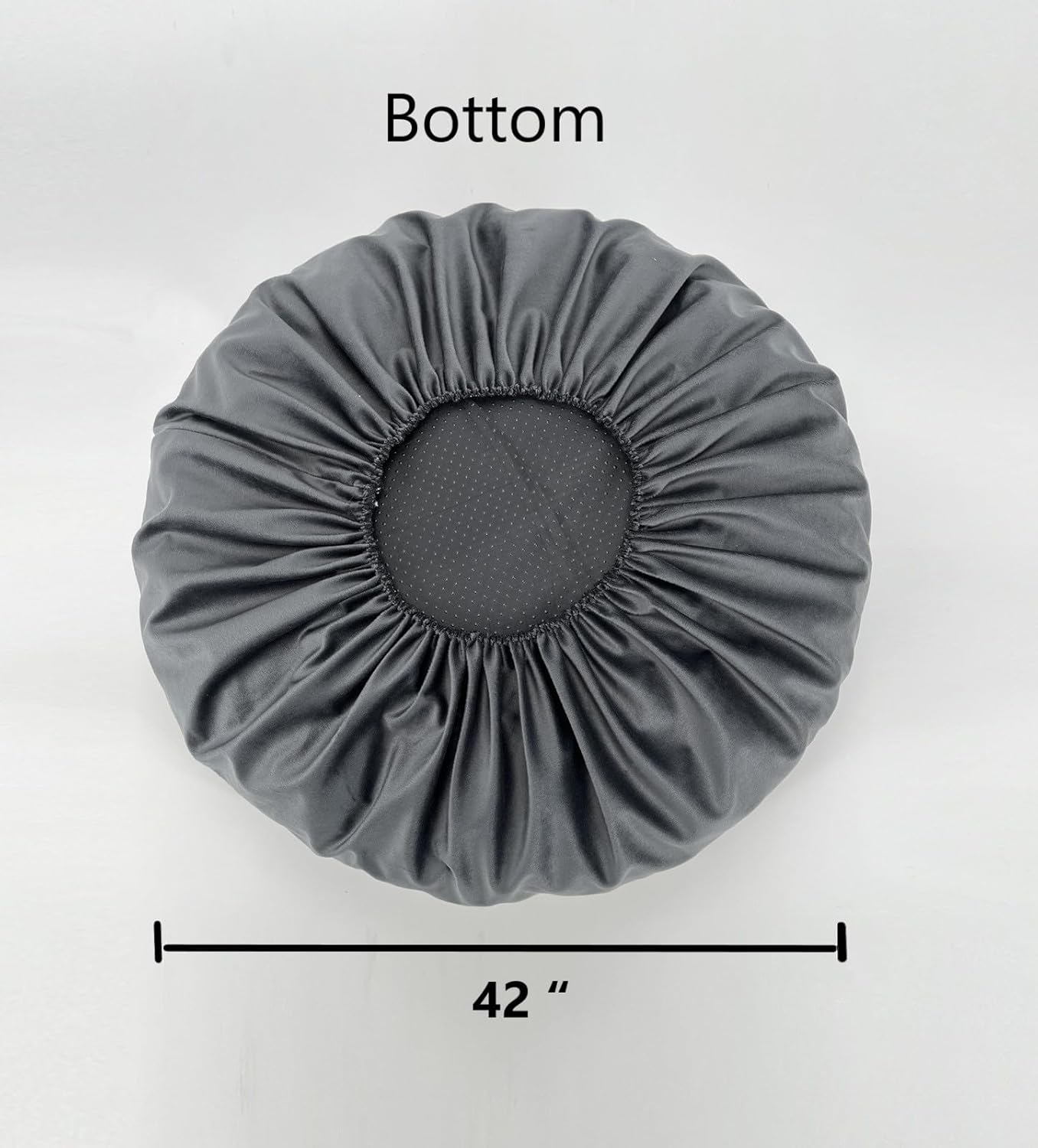 Waterproof Dog Bed Cover Replacement Round 42 Inch Grey