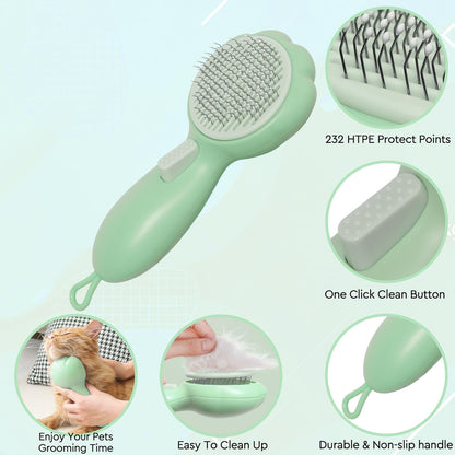 Cat Grooming Glove Brush,Pet Hair Remover Tool,Reusable Dog Hair Fur Remover for Carpet,Furniture,Couch,Clothes,Eco-Friendly and High efficiency
