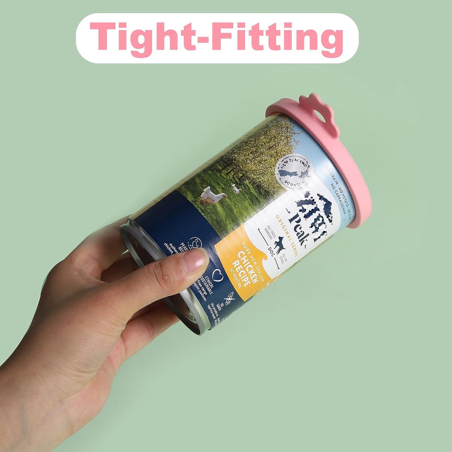 COMTIM Can Covers for Dog Food Cans, Silicone Pet Dog Food Can Covers Lids for 13 oz 12.5 oz 13.5 oz Cans...or Cat Food Cans 6 oz, Reusable Can Toppers Can Saver Covers for Canned Goods