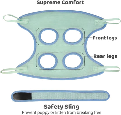 Guzekier Dog Grooming Hammock Harness for Dogs, Dog Nail Clipper