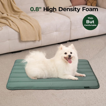 BALANCE Dog Crate Pad, Dog Foam Crate Mat Kennel Pad, Washable Water-Resistant Pet Bed Flat Dogs Cage Mat for Small Dogs