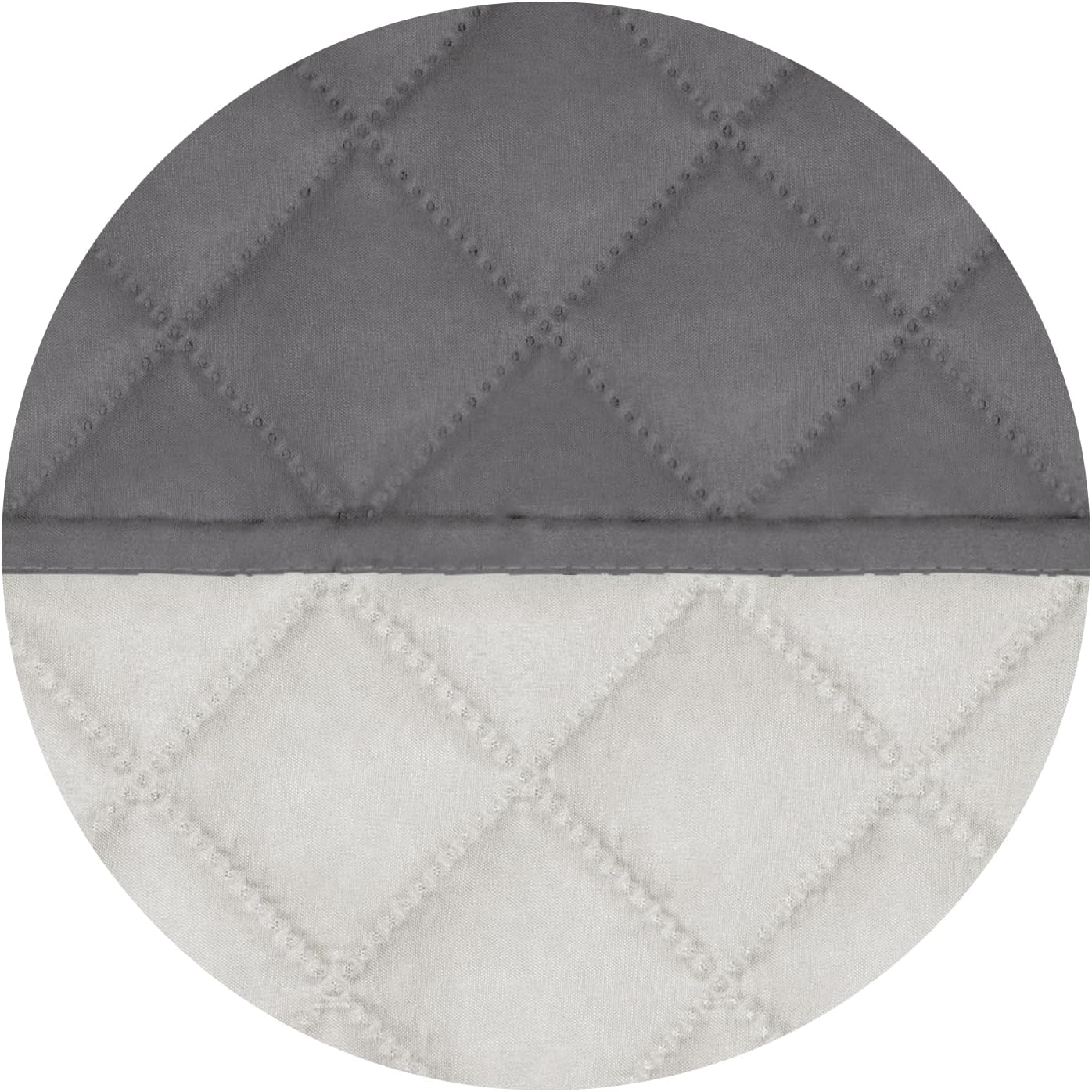 PureFit Reversible Quilted Sofa Cover, Water Resistant Slipcover Furniture Protector, Washable Couch Cover with Non Slip and Elastic Straps for Kids, Dogs, Pets (Sofa, Gray/Light Gray) - Colors A