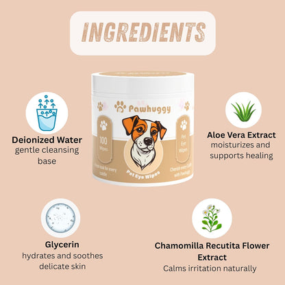 100 Finger Wipes - Pet Dental Wipes for Dogs & Cats - Dog Teeth Cleaning Powder & Toothpaste Alternative - Dog & Cat Teeth Cleaning Wipes - Freshen Breath & Reduce Plaque