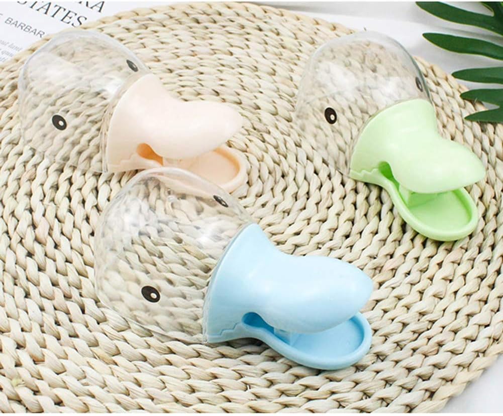 Newooh 2 in 1 Professional Pet Duckbill Shaped Feeding Shovel for Dog Cat Food - Food Package Seal Clip - Cute Duckbill Small Spoon