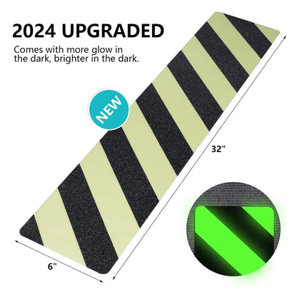 LifeGrip Stair Treads Non-Slip (15PCS), Anti Slip Transparent Stair Treads Tape for Indoor Wooden Step (4"X30"X15P-Treads)