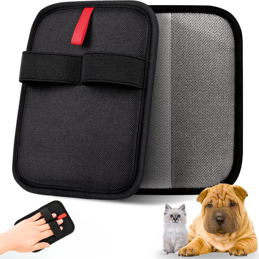 Pet Hair Remover Pad – Reusable Electrostatic Hair Removal Tool for Dogs & Cats, Effective Fur Remover for Furniture, Couch, Carpet, Clothes & Car