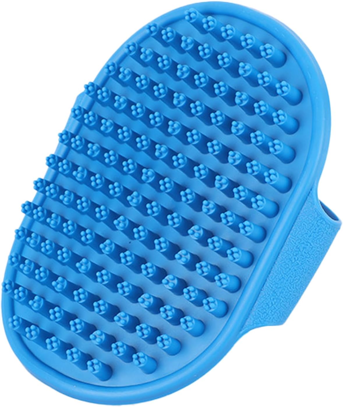 NVNAN Pet Hair Removal Glove for Dogs & Cats, 2-in-1 Deshedding Brush & Massage Mitt - Grooming Gloves for Shedding Control, Bathing and Washing, Safe for Short/Long Hair Pets 2-Pack (Blue)