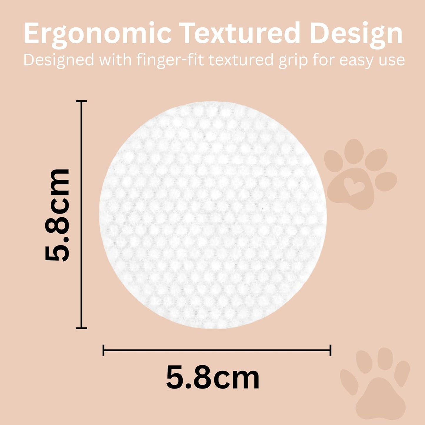 100 Finger Wipes - Pet Dental Wipes for Dogs & Cats - Dog Teeth Cleaning Powder & Toothpaste Alternative - Dog & Cat Teeth Cleaning Wipes - Freshen Breath & Reduce Plaque