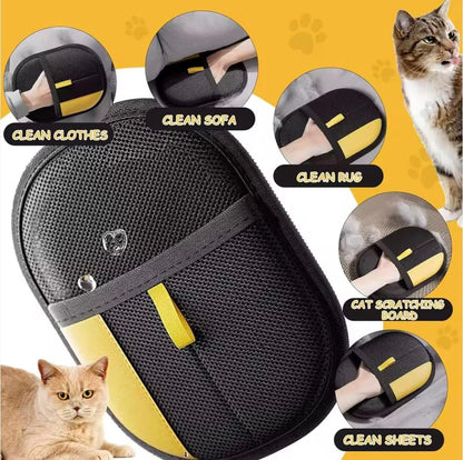 Pet Hair Removal Glove for Dogs & Cats – 1 PC Single Grooming Mitt, Double-Sided Electrostatic Design, Reusable, Washable, Gentle Massage