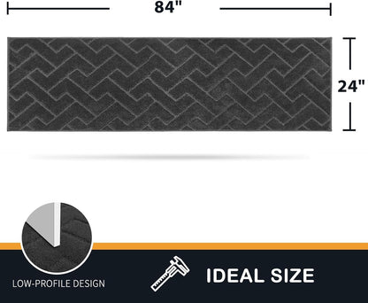PURRUGS Dirt Trapping Door Mat 20" x 31.5", Non-Slip Machine Washable Entry Rug, Dog Doormat, Indoor Front Door Mat, Super Absorbent Entryway Rug for Muddy Shoes & Paws, Taupe