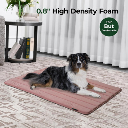 BALANCE Dog Crate Pad, Dog Foam Crate Mat Kennel Pad, Washable Water-Resistant Pet Bed Flat Dogs Cage Mat for Small Dogs