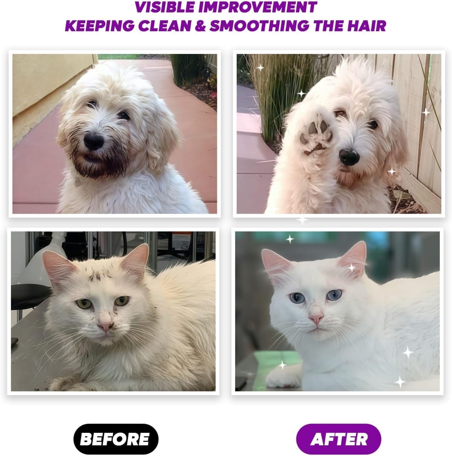 Premium Pet Grooming Glove Wipes for Dogs & Cats, 3X Thick No-Rinse Bathing Gloves, Hypoallergenic Deodorizing Paw & Body Cleaner, Natural Extracts to Hydrate & Nourish, 20 Count, Coconut Scent