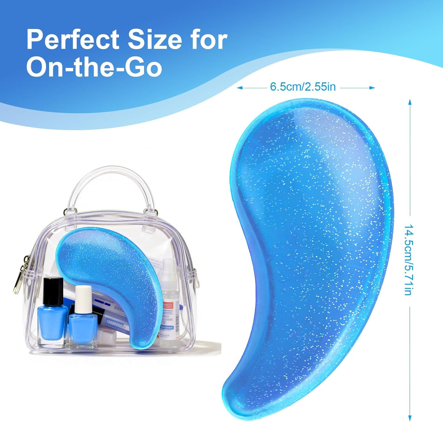 Small Dog Brush- Grooming Tool for Teddy, Yorkies, Maltese, Shih Tzu, Chihuahua - Puppy Hair Brush (Blue)
