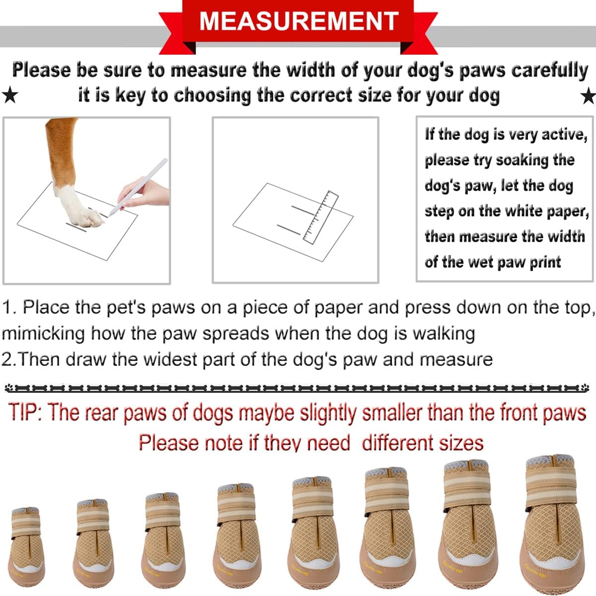 QUMY 4PCS Dog Boots for Large Dogs, Medium Dog Shoes & Paw Protectors for Hot Pavement, Summer Heat Protection, Mesh Breathable Nonslip Dog Booties for Hardfloors, Walking Running Hiking Black Size 6