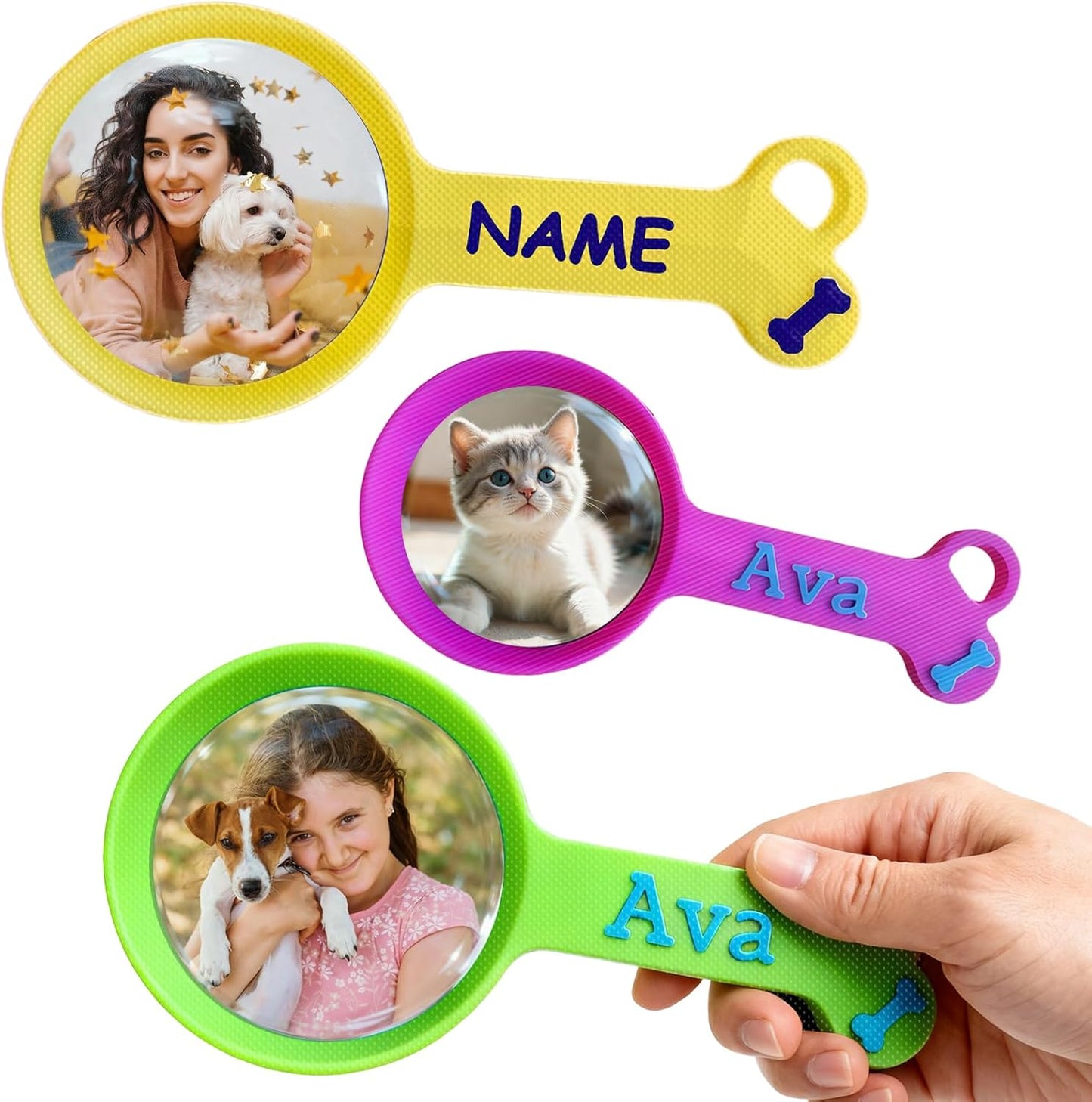 ubjva Personalized Dog Food Scoop Custom Dog Food Measuring Cup with Name Pet Accessories Gifts for Pet Lover