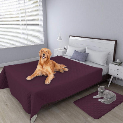 Easy-Going 100% Waterproof Dog Bed Cover, Non-Slip Pet Blanket for Furniture, Washable Couch Cover, Repleasement Sofa Cover (68x82 in,Gray)