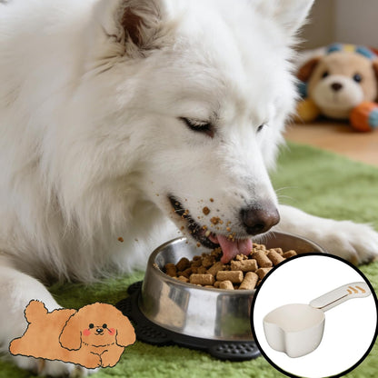 Pet Food Scoop Accurate Dog Feeding Scoop Cat Measuring Cup Half Cup Capacity with Measuring Lines for Pet Feeding and Food Measurement