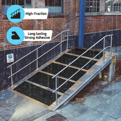 LifeGrip Anti Slip Transparent Anti Slip Tape, 4 inch by 30 feet, Non-Slip Traction Grip Tape to Tubs, Boats, Stairs, Clear, Soft, Comfortable for Bare feet (4" X 30')
