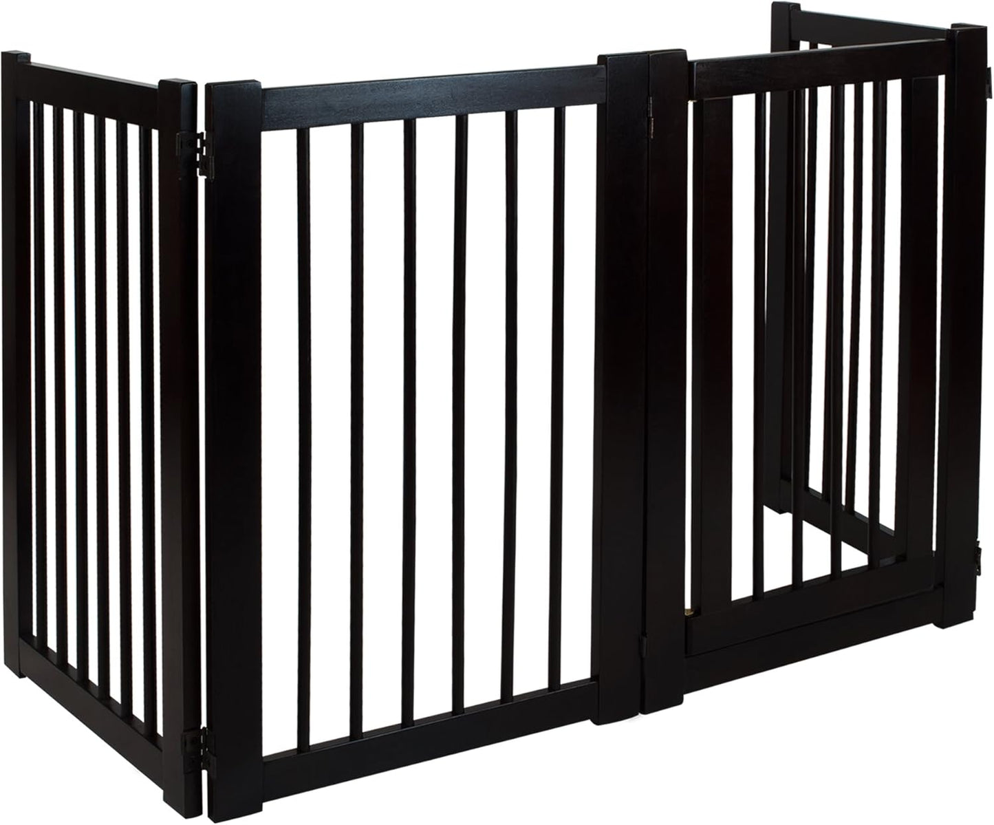 American Trails Freestanding Wooden Pet Gate with Door