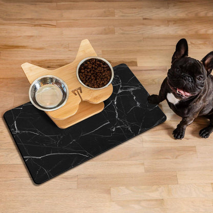 Dog Food Mats for Floors Absorbent, Pet Cat Food Mat - Quick Dry Dog Bowl Mats for Food and Water, Eco-Friendly Pet Supplies