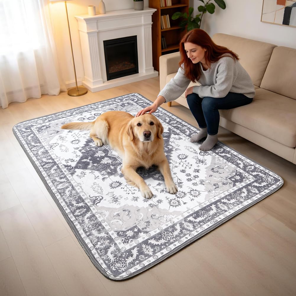 Washable Pee Pads for Dogs, 2 Pack Reusable Puppy Training Pads 40"x26" Super Absorbent Waterproof Dog Training Pads, Non-Slip Potty Pads, Whelping Pads Litter Mat