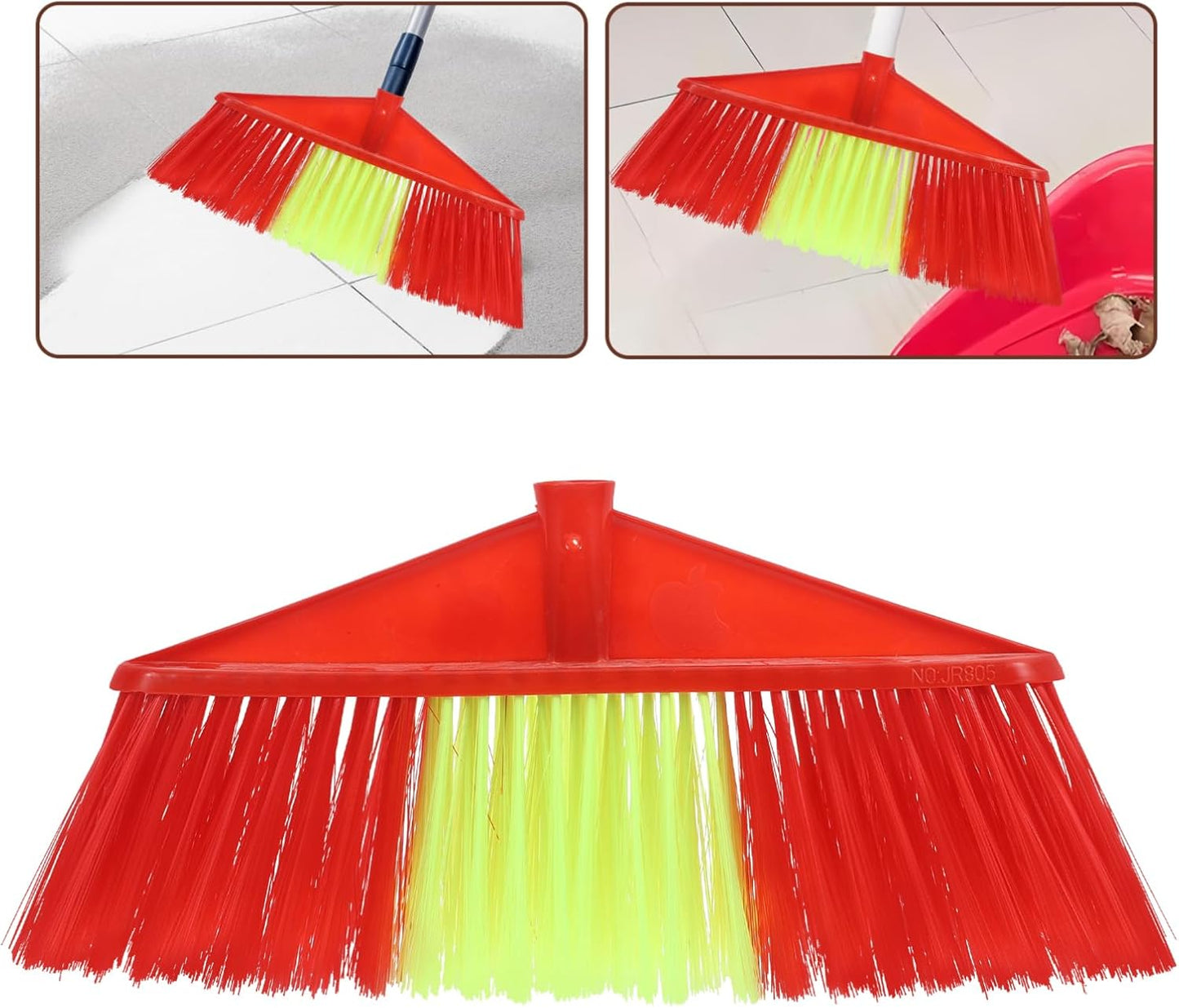 Luxshiny Pet Hair Removal Broom with Soft Bristles Durable Plastic Sweeper for Cleaning of Carpets Upholstery and Outdoor Surfaces Compact Storage Design for Home and Office Use