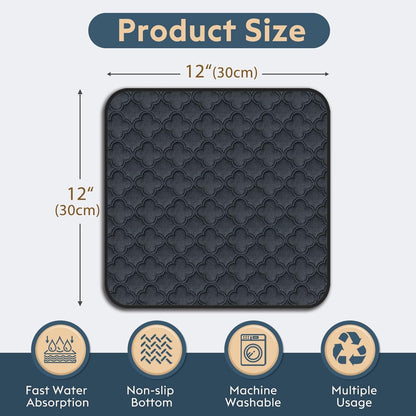 FunFurry Washable Pee Pads for Dogs - 4 Pack Reusable Pee Pads，Waterproof Puppy Pads，Pet Training Pads，Super Absorbent with Dog Paw Shape Non-Slip Backing (Cream, 18" X 24" - 4 Pack)