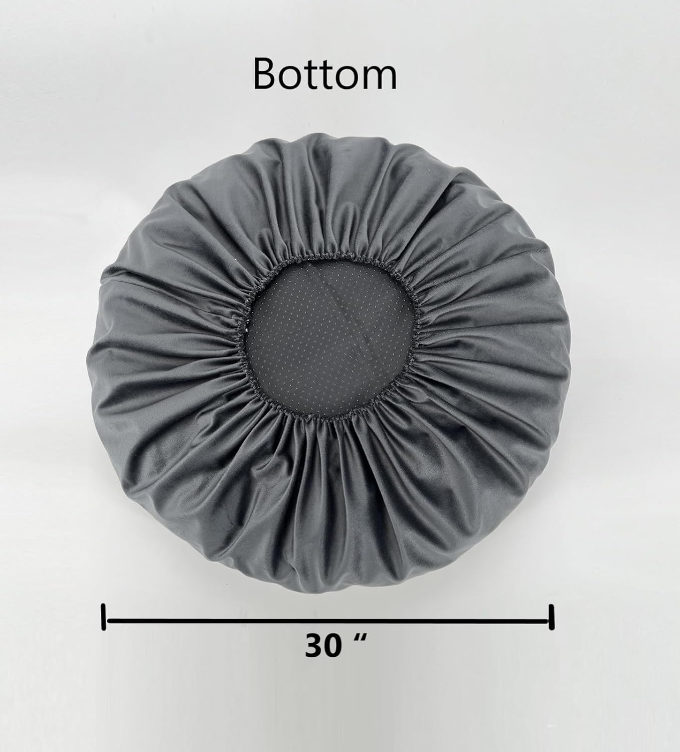Waterproof Dog Bed Cover Replacement Round 42 Inch Grey