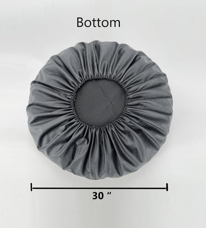 Waterproof Dog Bed Cover Replacement Round 42 Inch Grey