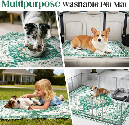 Washable Pee Pads for Dogs, 2 Pack Reusable Puppy Training Pads 40"x26" Super Absorbent Waterproof Dog Training Pads, Non-Slip Potty Pads, Whelping Pads Litter Mat