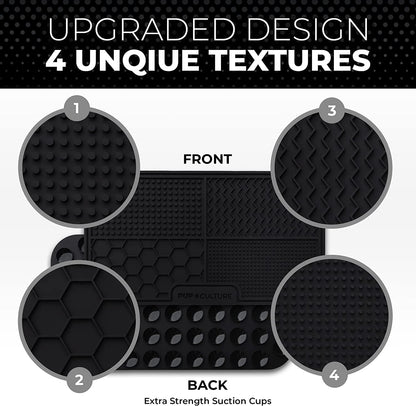 Pup Culture Dog Lick Mat for Dogs, Feeding Pad for Anxious Pets Plus 4 Different Puzzles for Mental Stimulation for Dogs - Supports Mental, Dental, and Digestive Health, Bite Resistant and Heavy Duty