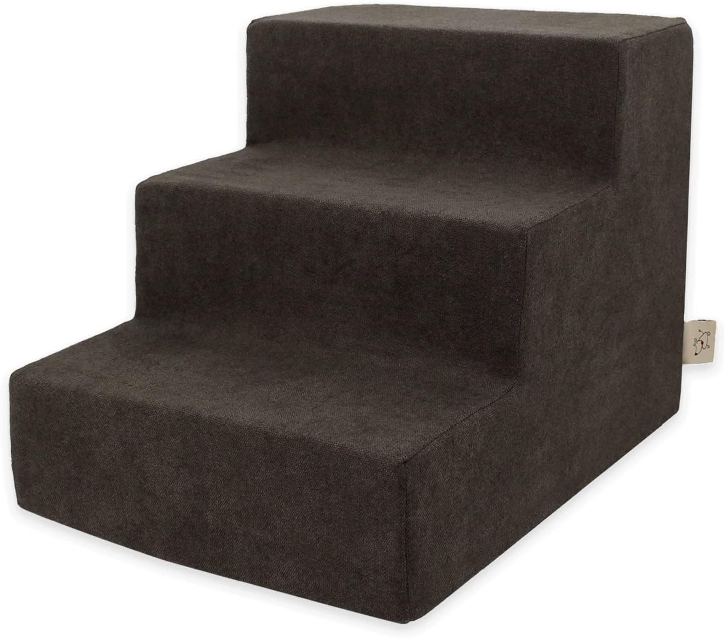 Best Pet Supplies Dog Stairs & Steps - Foam Steps for Small Dogs & Cats, Non-Slip Indoor Balanced Pet Step Support, Dog Ramp, No Assembly, Pale Teal, 3-Step (13.5-inch Height)