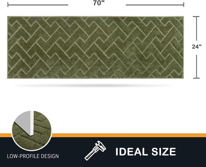 PURRUGS Dirt Trapping Door Mat 20" x 31.5", Non-Slip Machine Washable Entry Rug, Dog Doormat, Indoor Front Door Mat, Super Absorbent Entryway Rug for Muddy Shoes & Paws, Taupe