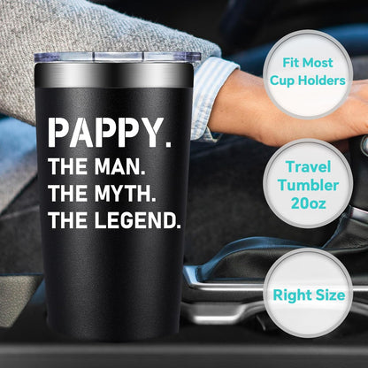 BIRGILT Pawpaw Gifts from Grandkids - Pawpaw Fathers Day Gift - Best Paw Paw Gifts for Grandpa, Grandfather - 20oz Tumbler Cup