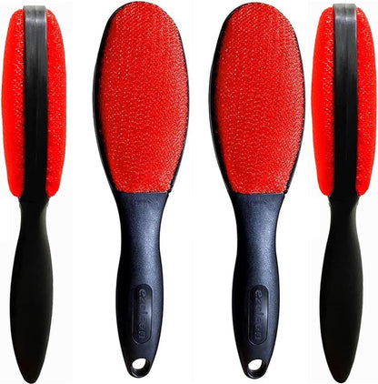 ezclean 4Pack 2Colors Lint Brush for Clothes Furniture Couch, Lint Brush Pet Hair Remover for Clothes Brush, Reusable Lint Brushes for Pet Hair,Velvet Brush, Pet Brush, Fabric Brush