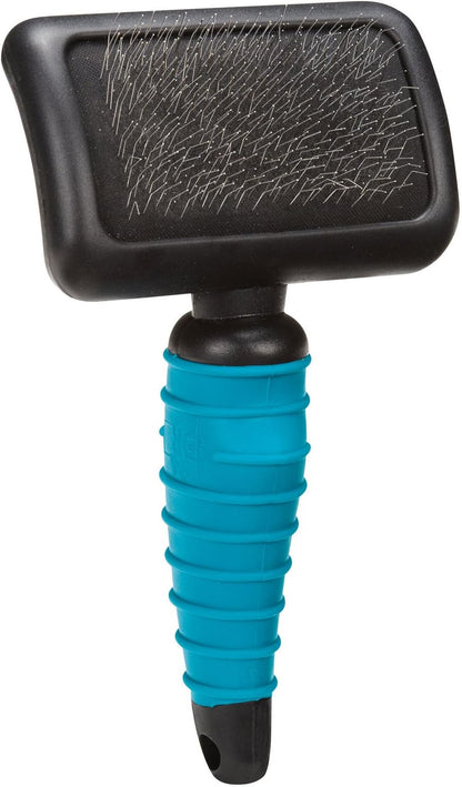 Master Grooming Tools Ergonomic Soft Slicker Brushes — Molded Brushes for Grooming Dogs - Medium, 4" x 2½"